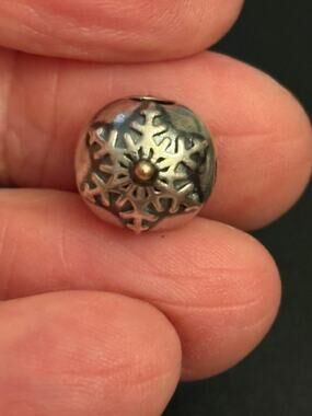 Pandora Snowflake Charm Sterling Silver S925 ALE
